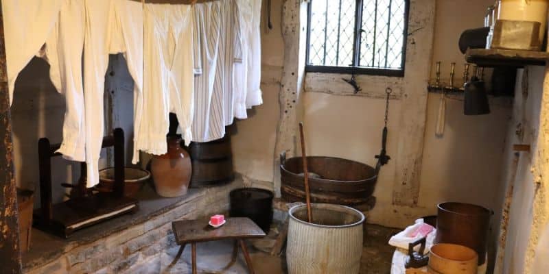 The buttery storage room at Anne hathaway's Cottage