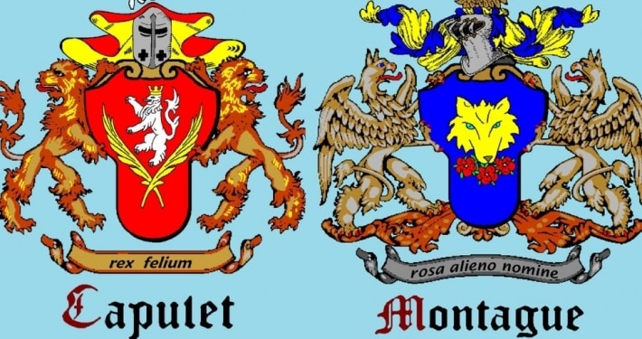 montagues and capulets coats of arms